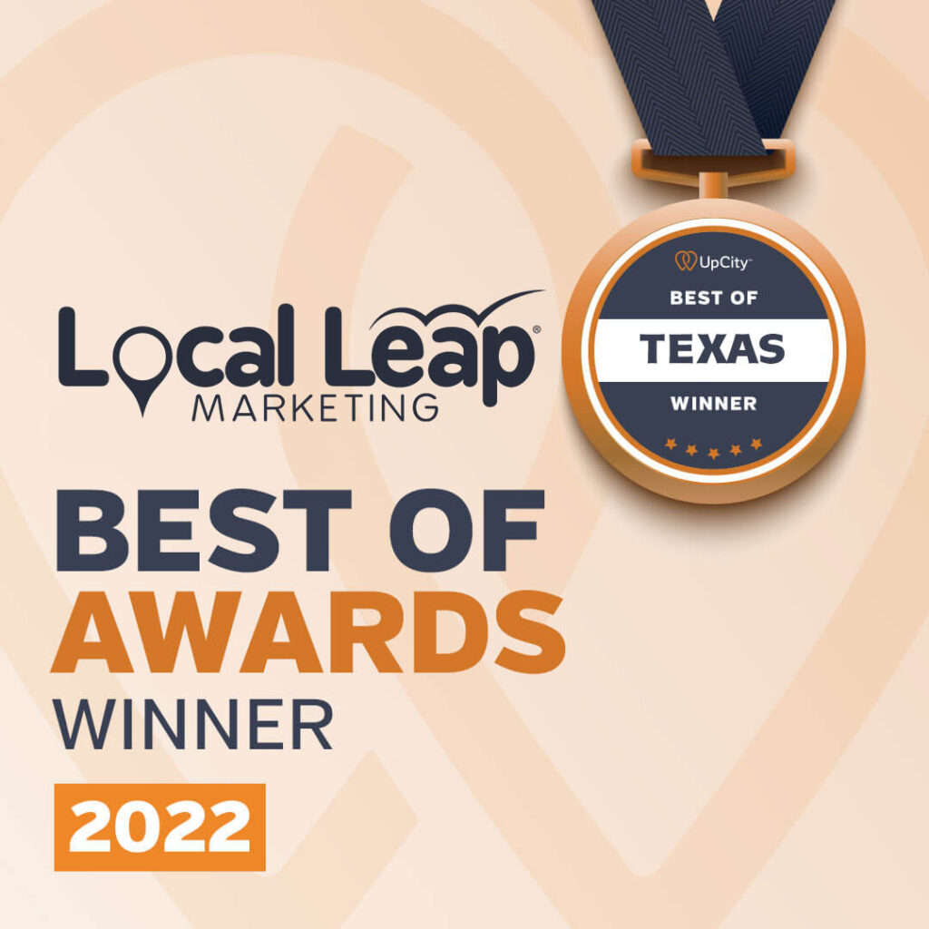 Local Leap Marketing Wins A Best of Texas Award!