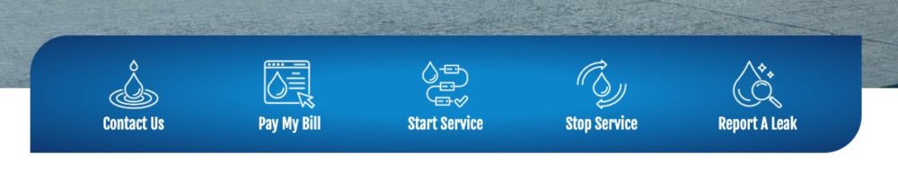 SLUD user menu with most frequent service needs
